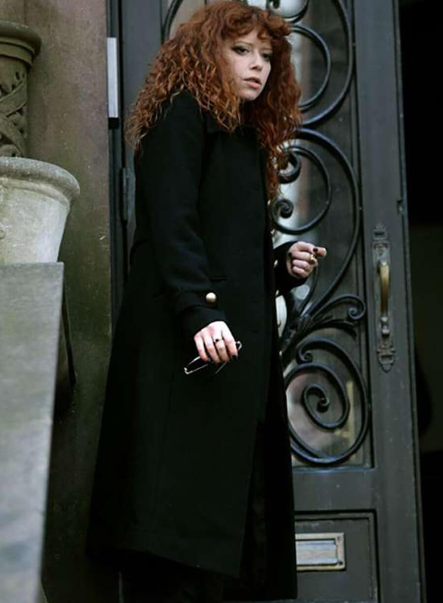  Russian Doll Season 02 Natasha Lyonne Black Coat