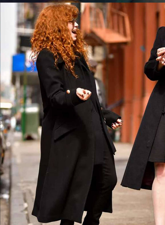  Russian Doll Season 02 Natasha Lyonne Black Coat