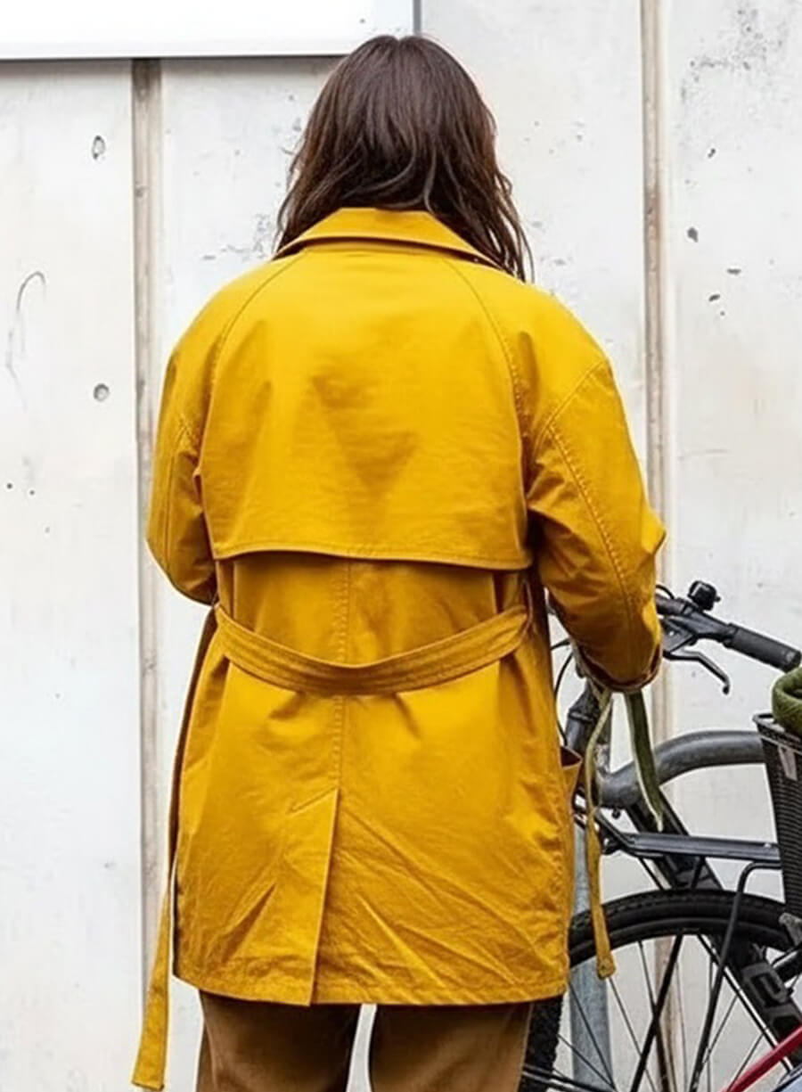 Ruth Wilson Down Cemetery Road Mustard Coat