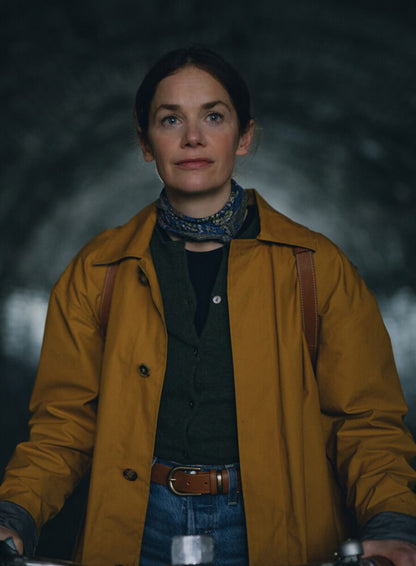 Ruth Wilson Down Cemetery Road Mustard Coat