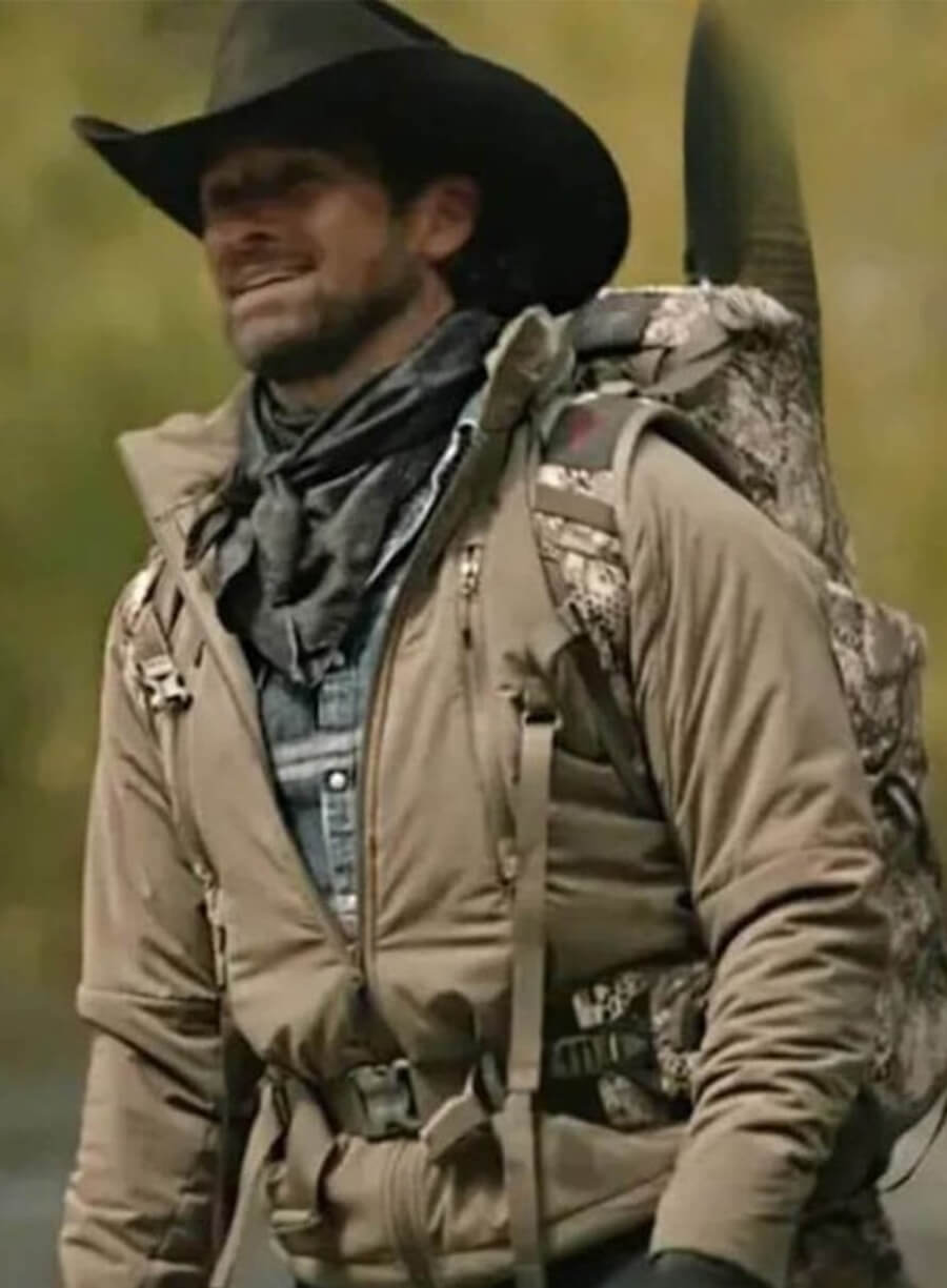 Ryan Bingham Yellowstone S5 Beige Cotton Jacket