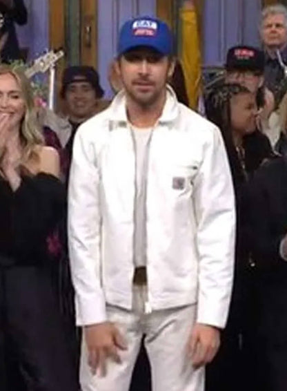 Ryan Gosling The Fall Guy SNL White Jacket