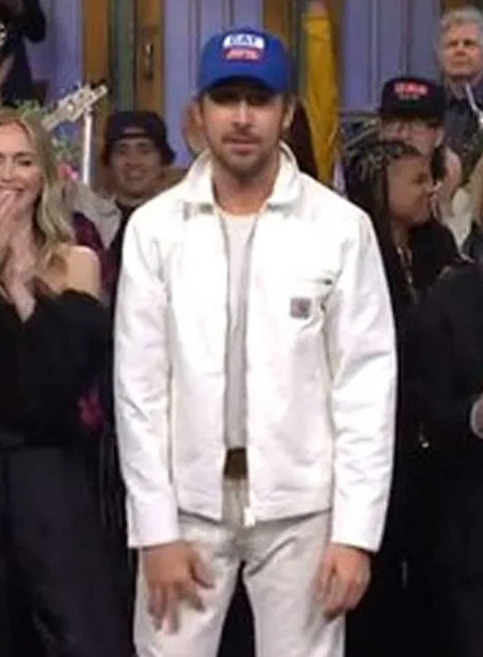 Ryan Gosling The Fall Guy SNL White Jacket