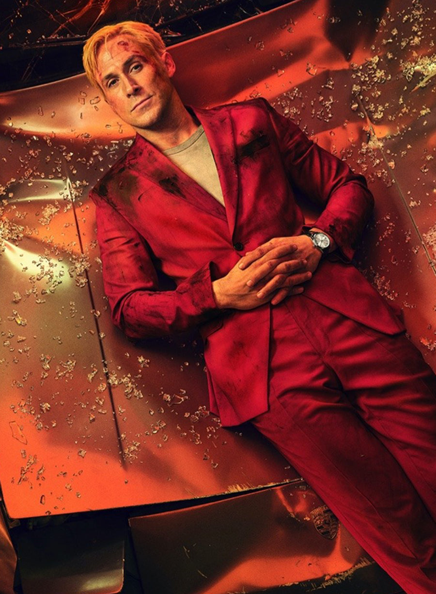 Ryan Gosling The Gray Man Red Blazer