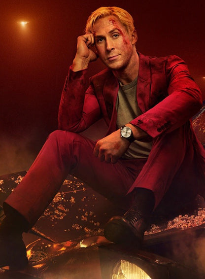 Ryan Gosling The Gray Man Red Blazer