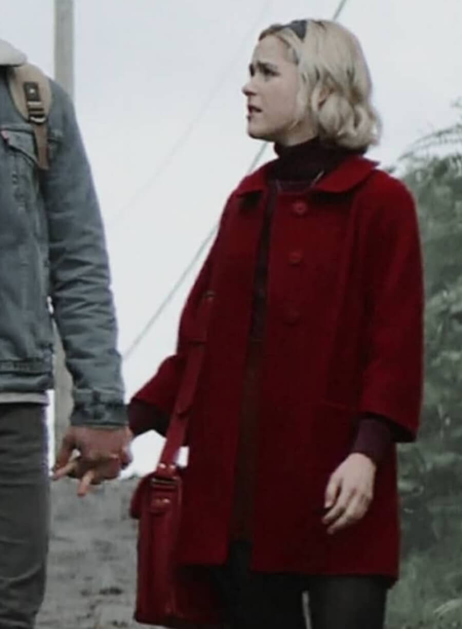 Sabrina Spellman Chilling Adventures of Sabrina Wool Coat 
