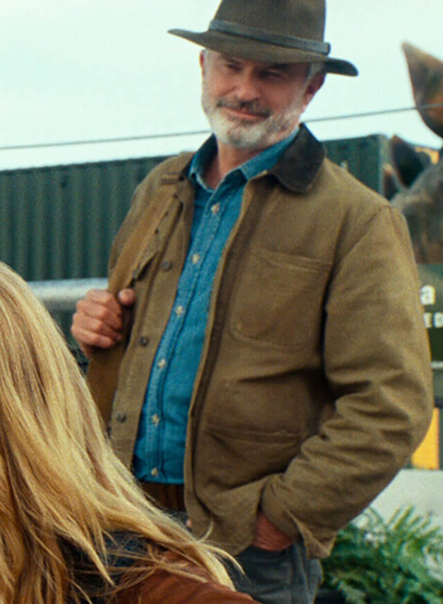 Sam Neill Jurassic World Dominion Cotton Jacket