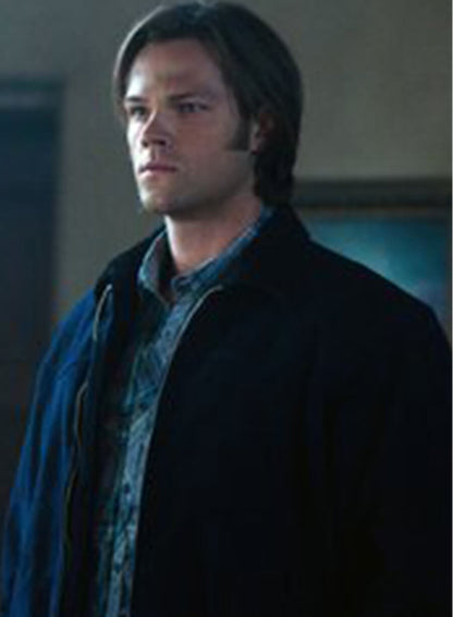 Sam Winchester Supernatural Blue Bomber Jacket