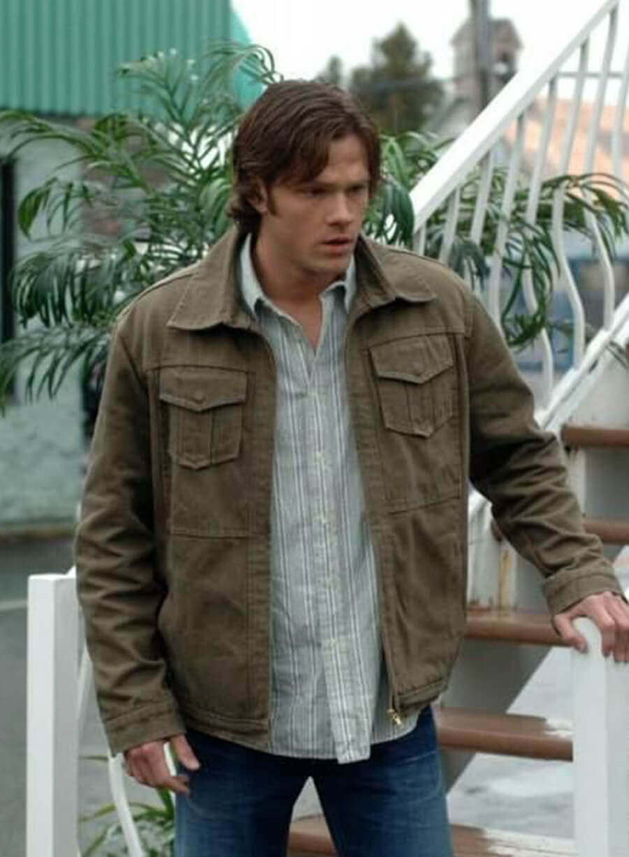Sam Winchester Supernatural Green Jacket