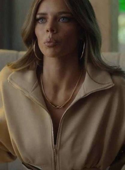 Samara Weaving Nine Perfect Strangers Cropped Jacket