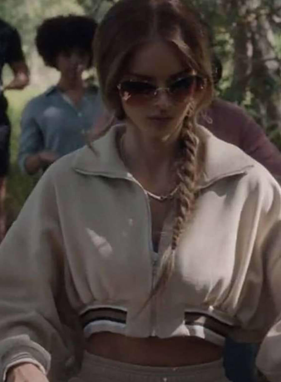 Samara Weaving Nine Perfect Strangers Cropped Jacket