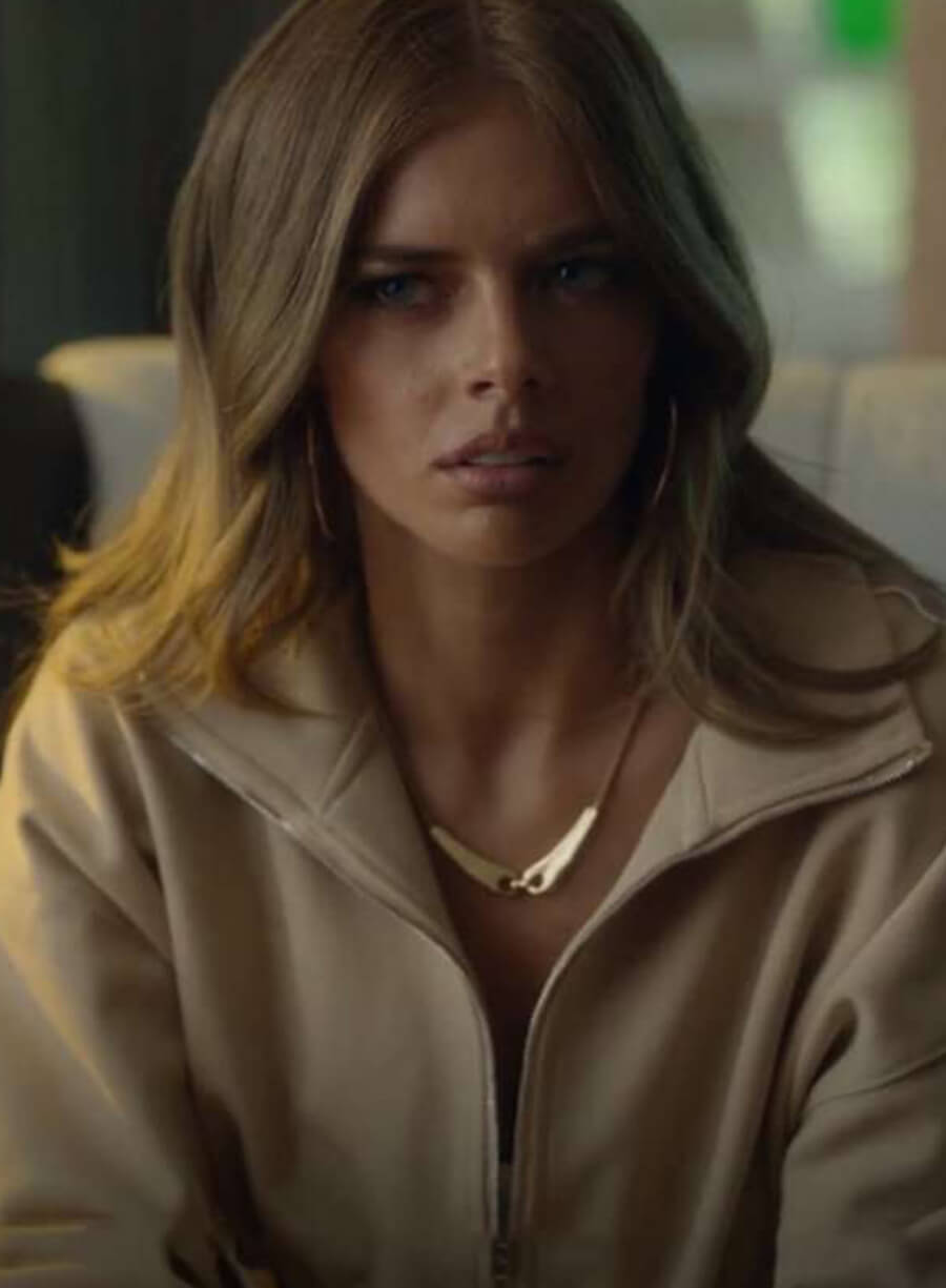 Samara Weaving Nine Perfect Strangers Cropped Jacket