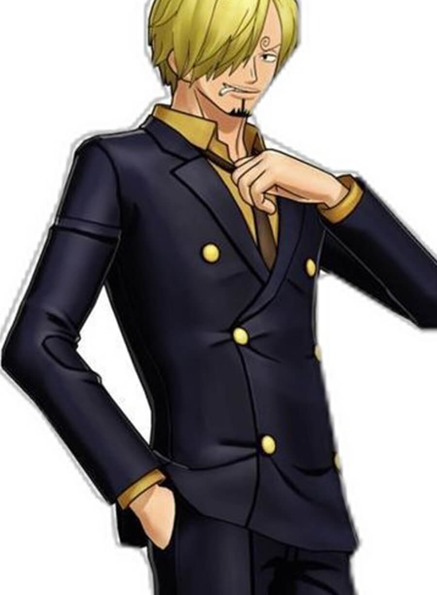 Sanji One Piece Dark Blue Suit Jacket