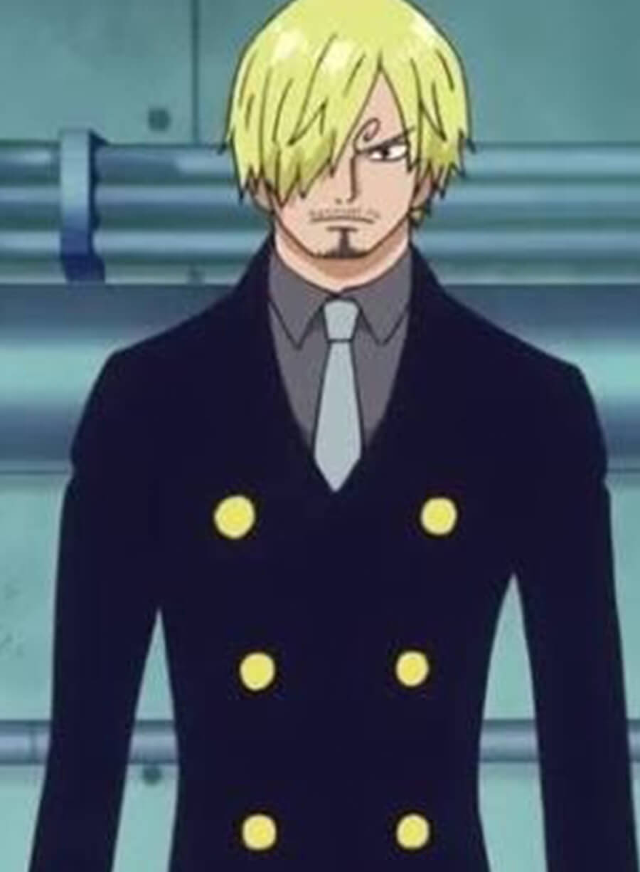 Sanji One Piece Dark Blue Suit Jacket