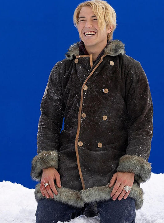 Sanji One Piece Season 02 Brown Suede Coat