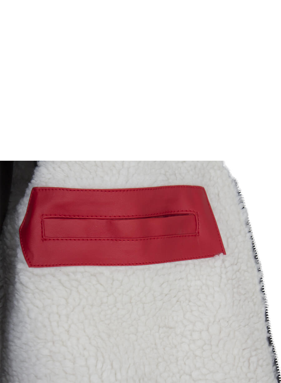 Santa Claus Christmas Leather Jacket Costume