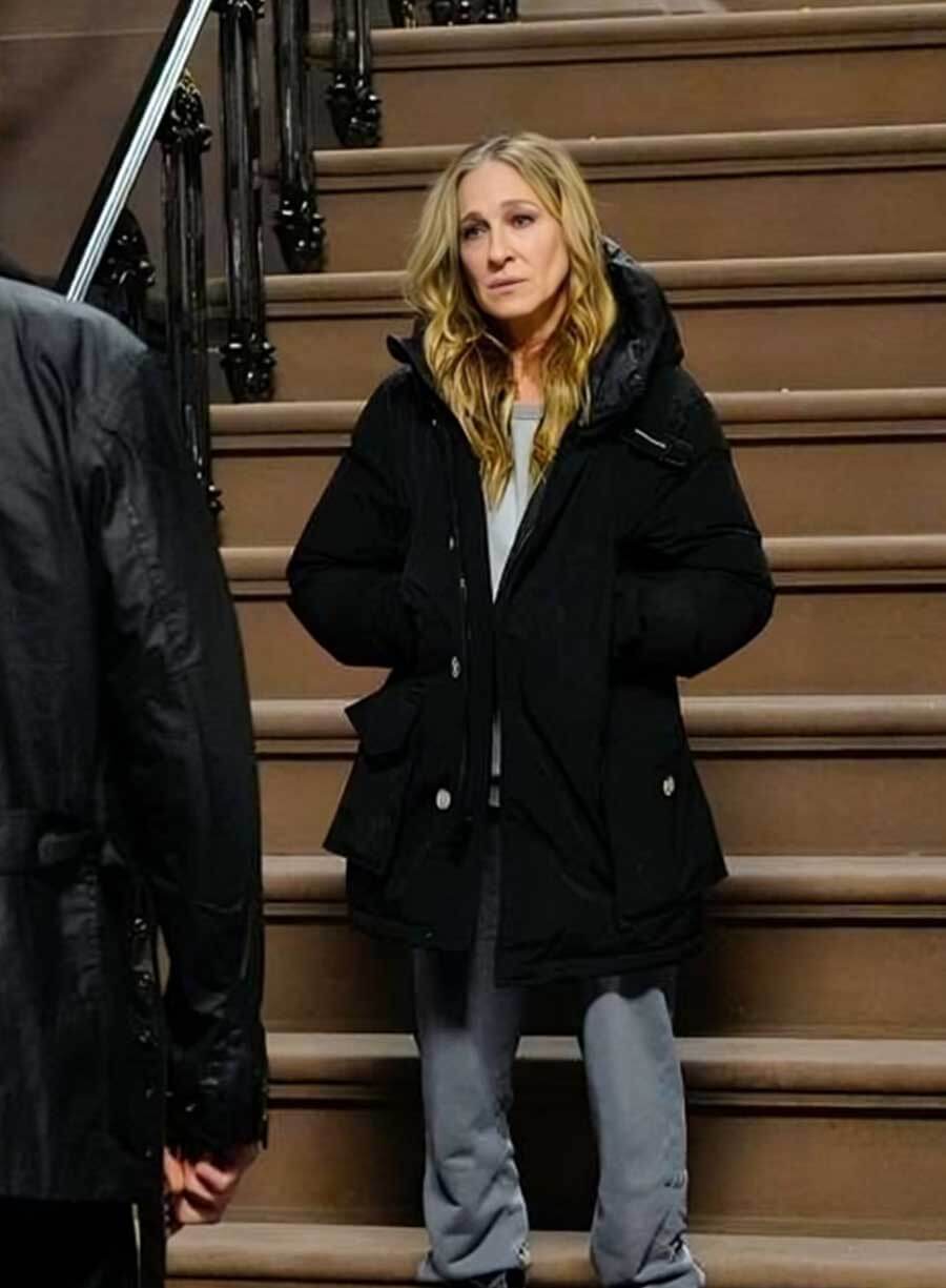 Sarah Jessica Parker And Just Like That 2023 Black Jacket