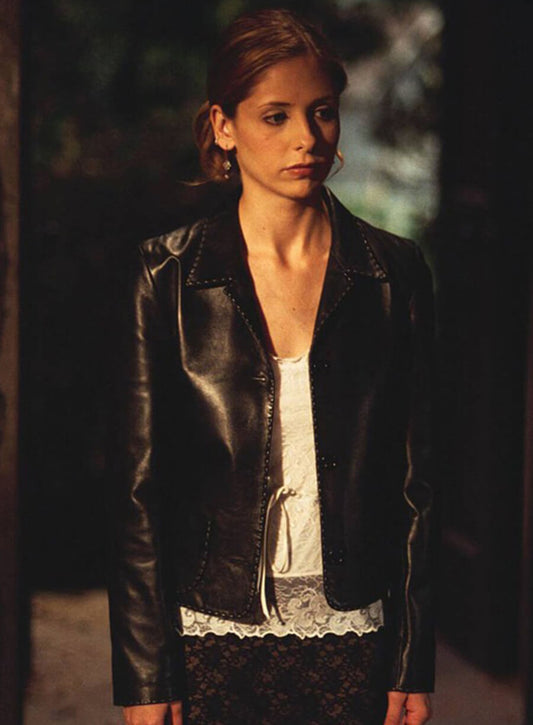 Sarah Michelle Gellar Buffy The Vampire Slayer Black Jacket