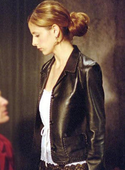 Sarah Michelle Gellar Buffy The Vampire Slayer Black Jacket