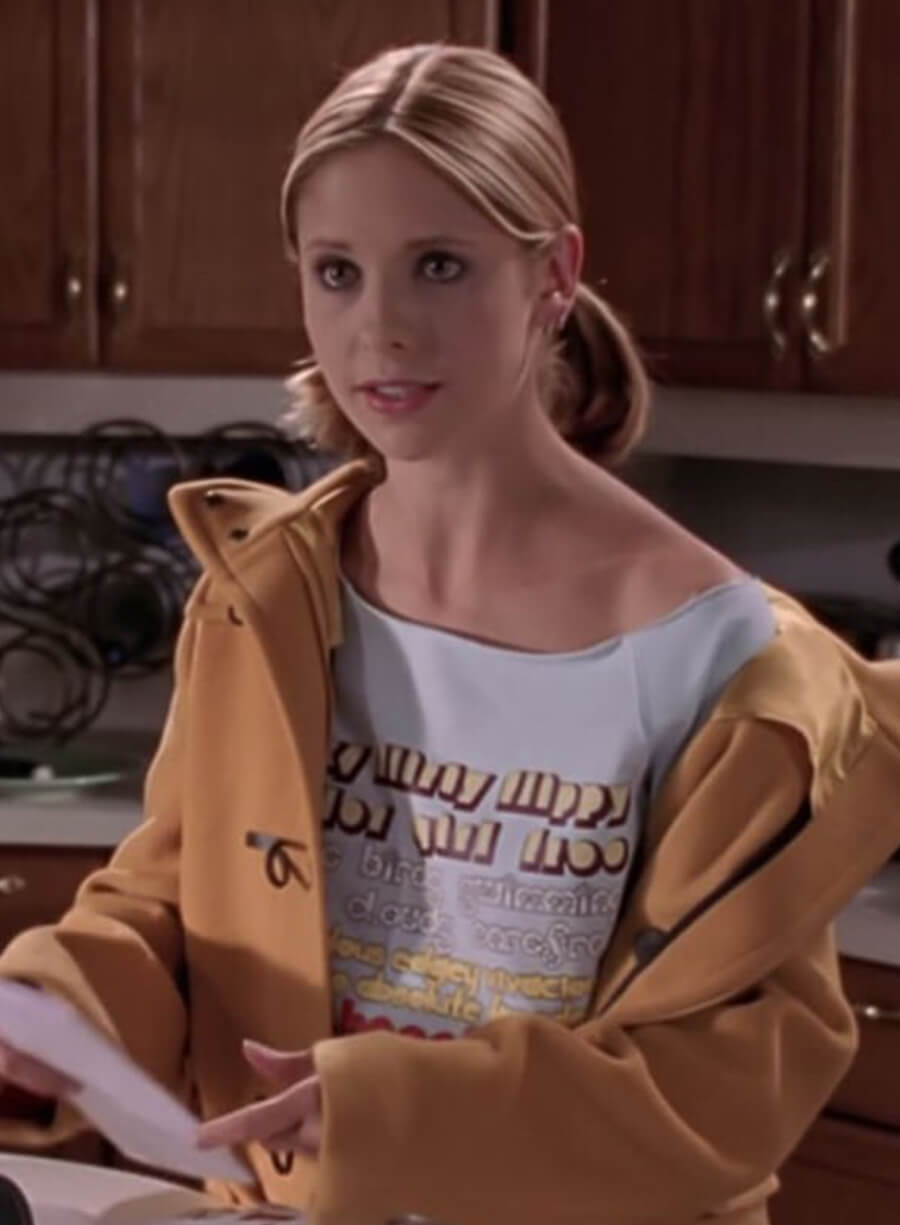  Sarah Michelle Gellar Buffy The Vampire Slayer Duffle Coat