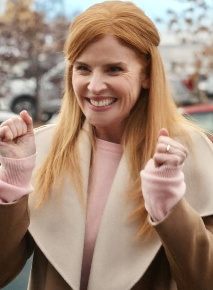 Sarah Rafferty My Life with the Walter Boys Suede Coat