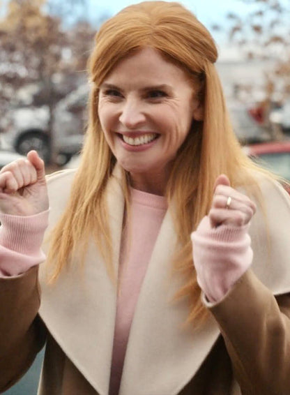 Sarah Rafferty My Life with the Walter Boys Suede Coat