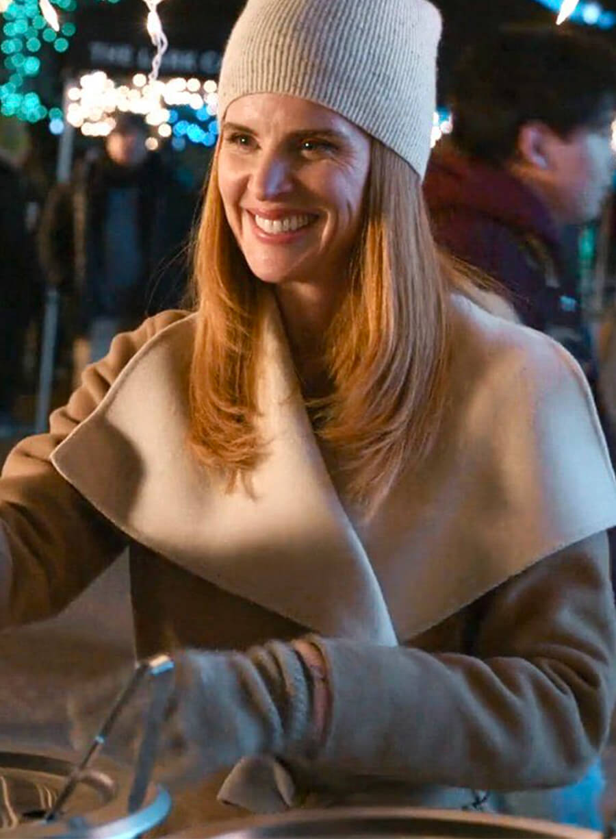Sarah Rafferty My Life with the Walter Boys Suede Coat