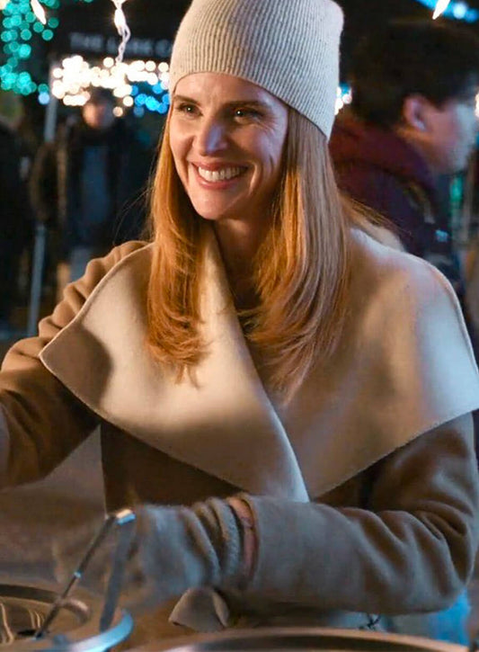 Sarah Rafferty My Life with the Walter Boys Suede Coat