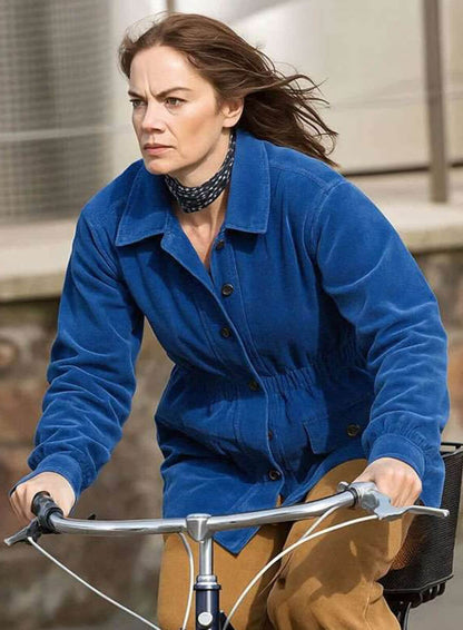 Sarah Tucker Down Cemetery Road Blue Jacket