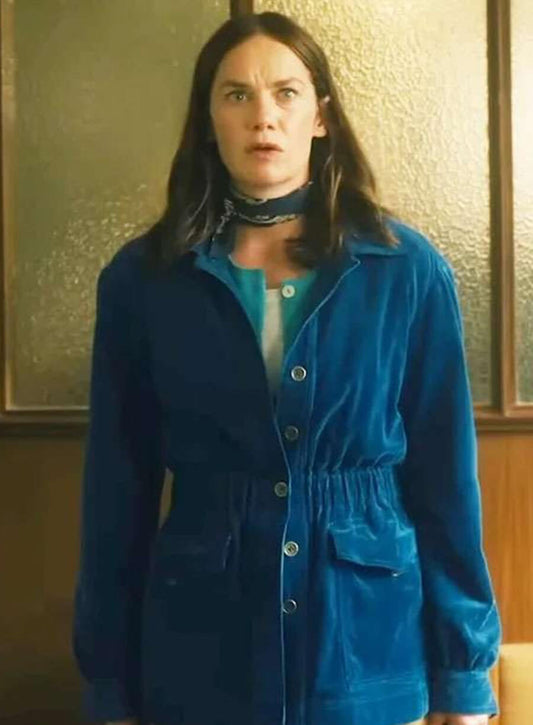 Sarah Tucker Down Cemetery Road Blue Jacket