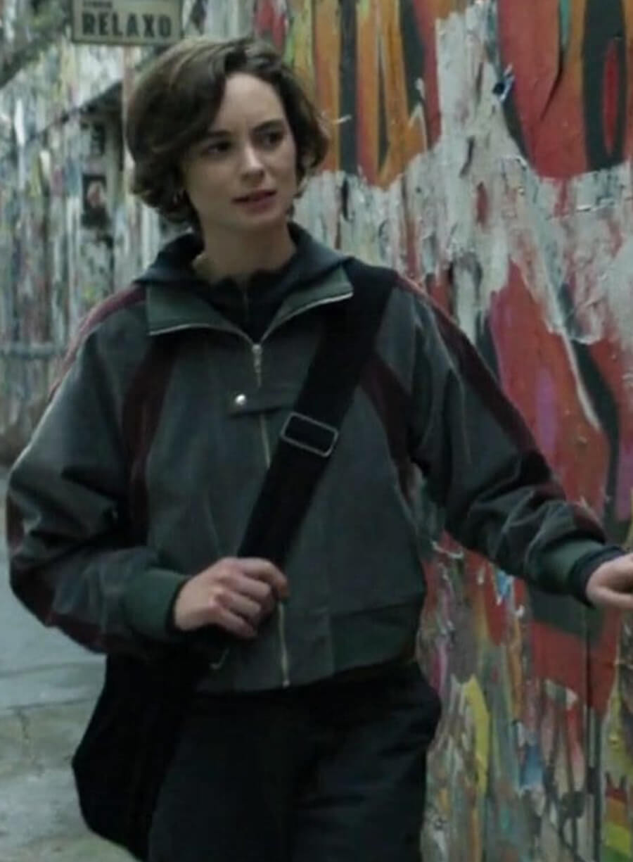 Saura Lightfoot-Leon The Agency S01 Green Jacket