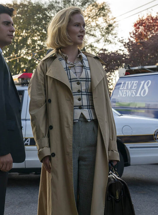 Scarpetta Rosy McEwen Beige Trench Coat