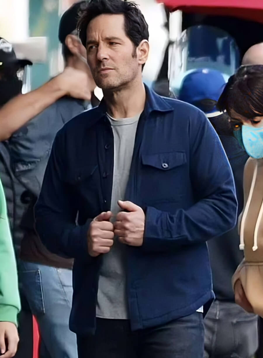 Scott Lang Ant-Man and the Wasp: Quantumania Blue Jacket