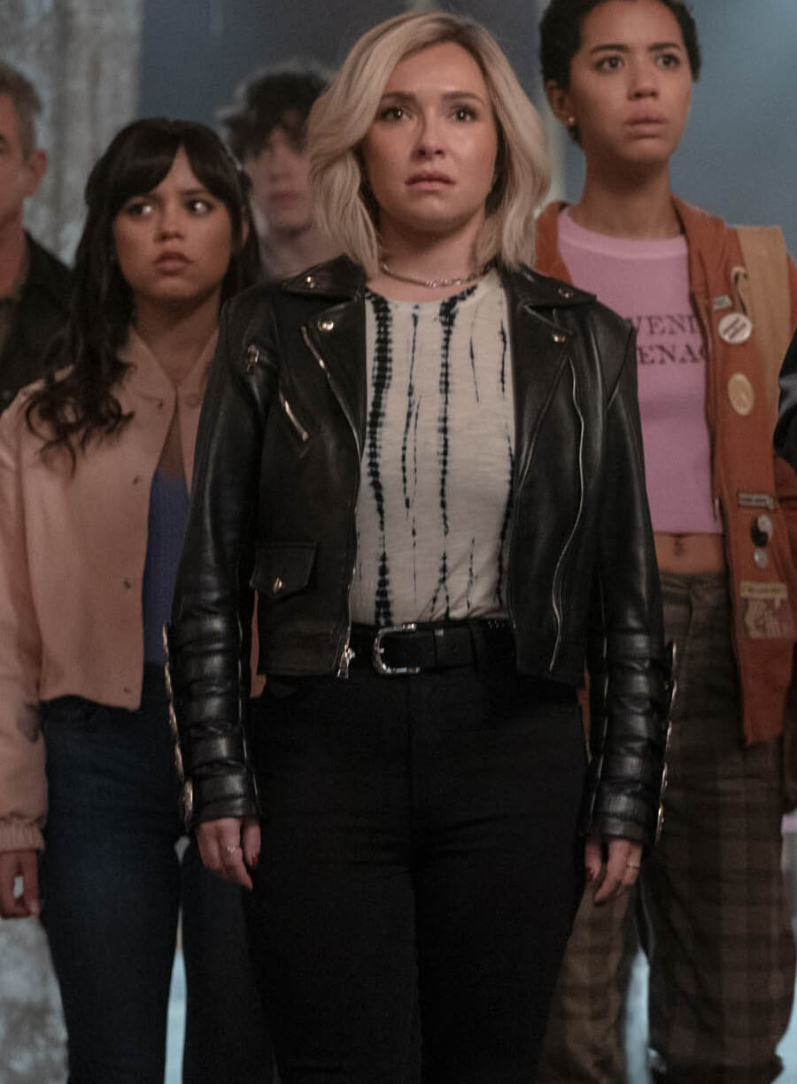 Scream VI Hayden Panettiere Black Leather Jacket