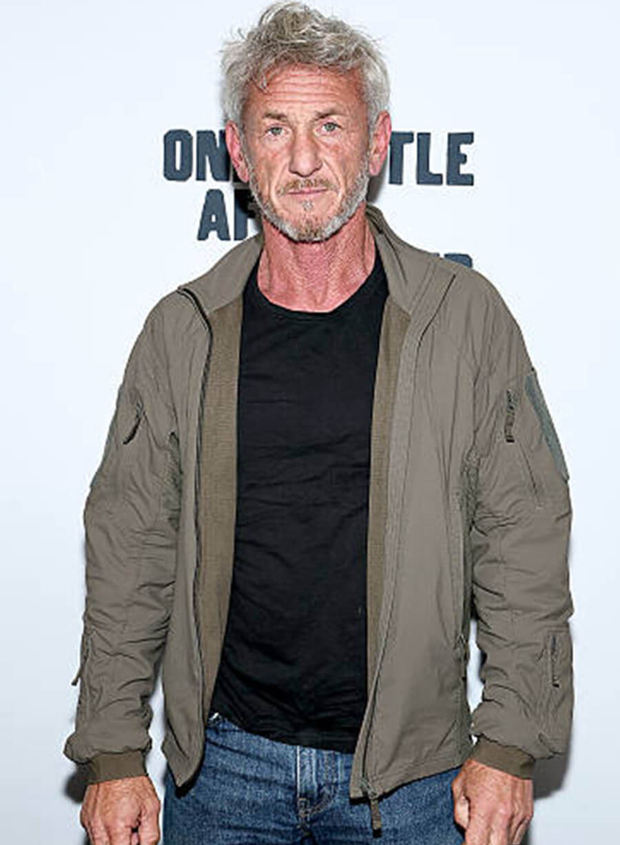 Sean Penn One Battle After Another Premiere Jacket