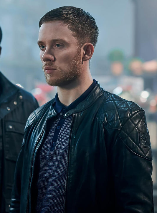 Sean Wallace Gangs of London Black Leather Jacket