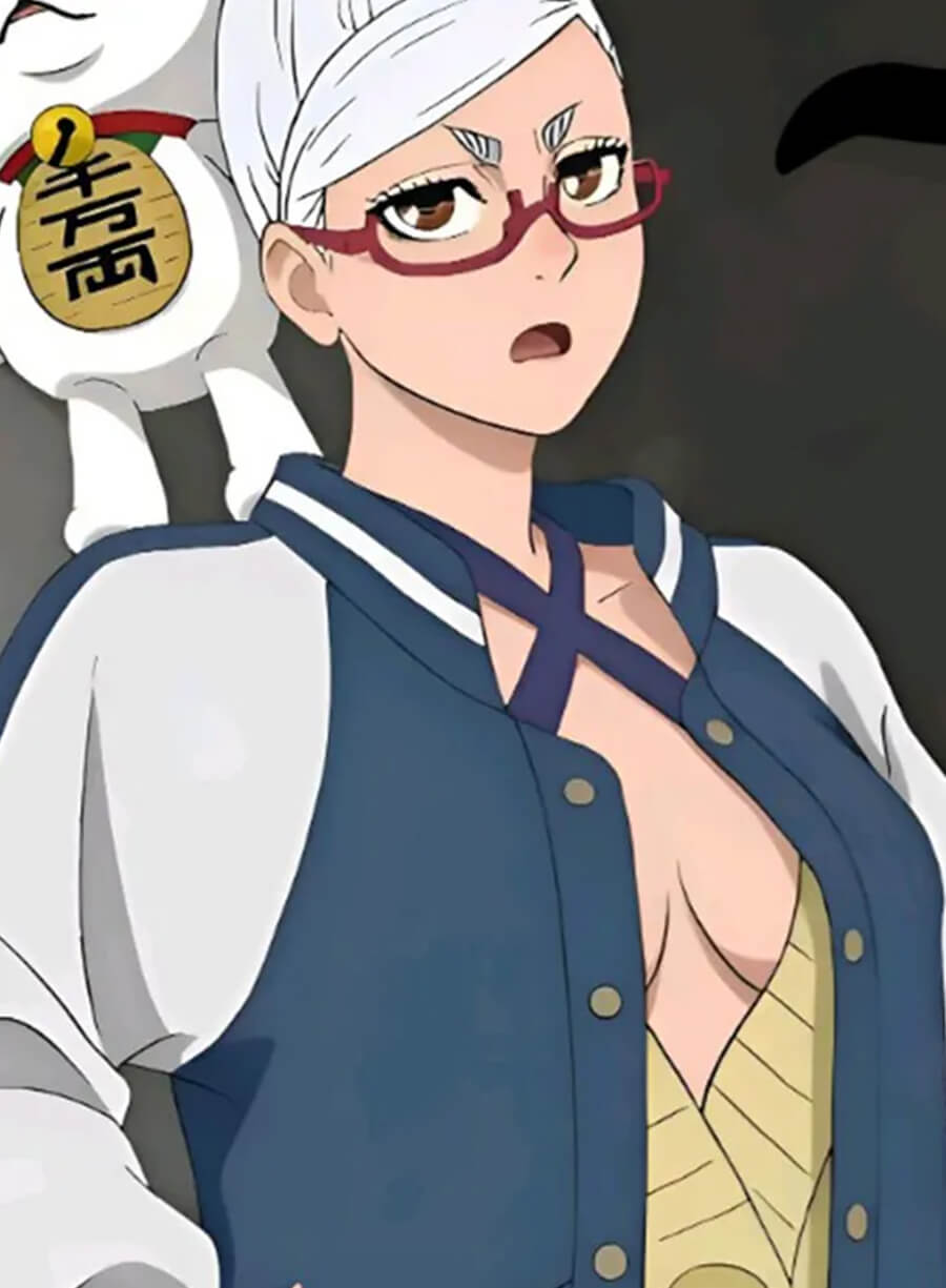 Seiko Ayase Dandadan Blue Varsity Jacket