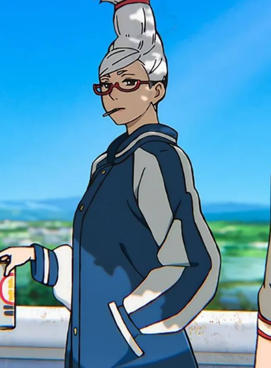 Seiko Ayase Dandadan Blue Varsity Jacket