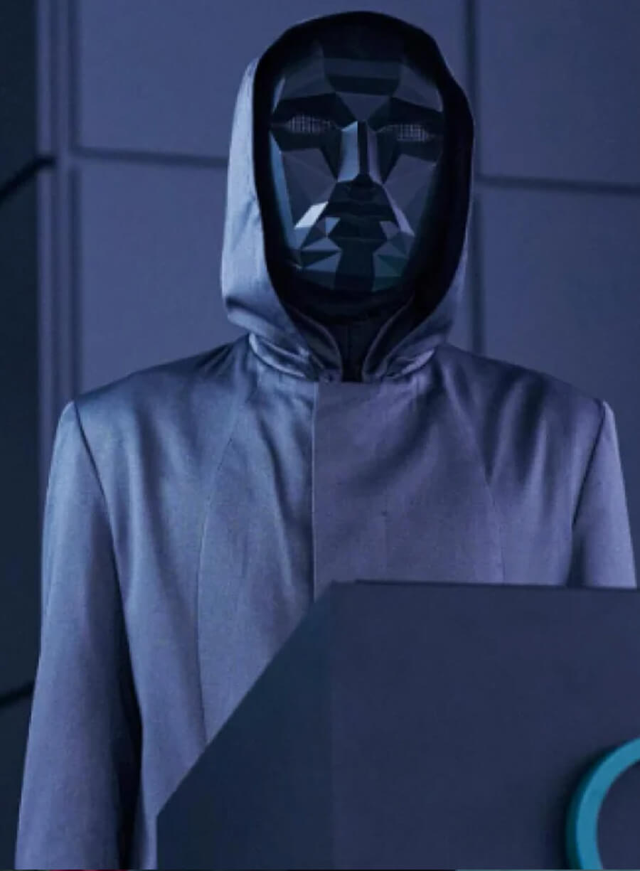 Series Squid Game Front Man Grey Coat