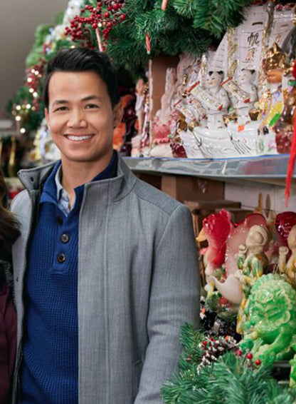 Shannon Kook A Big Fat Family Christmas Grey Coat
