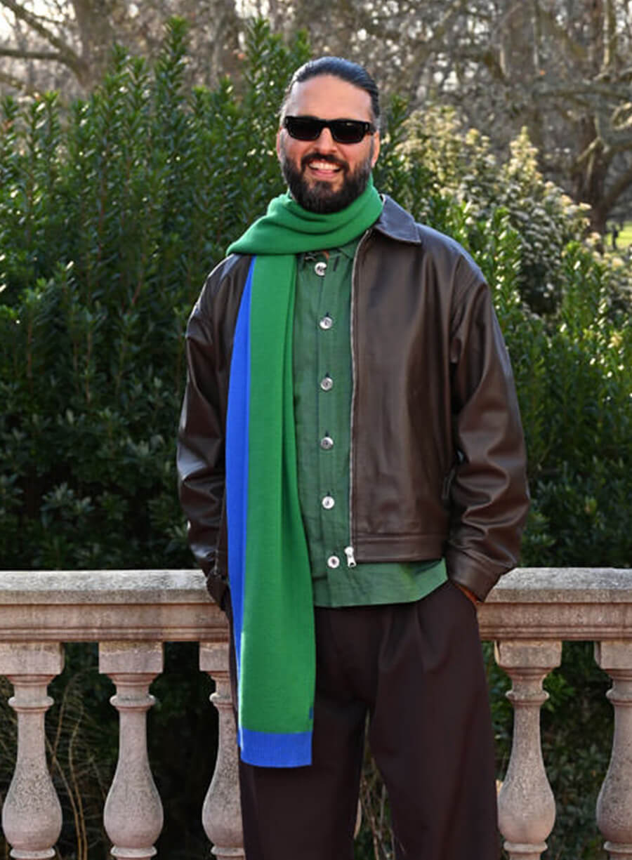 Shazad Latif Wuthering Heights 2026 Event Leather Jacket