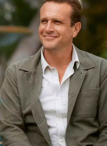 Shrinking S03 Jason Segel Green Cotton Jacket