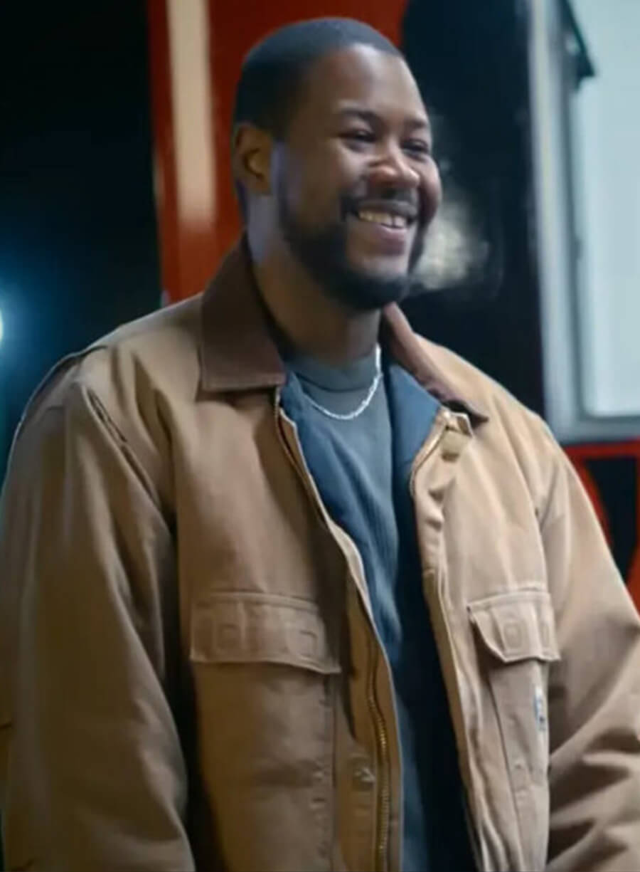 Shrinking S03 Luke Tennie Brown Cotton Jacket