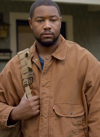 Shrinking S03 Luke Tennie Brown Cotton Jacket