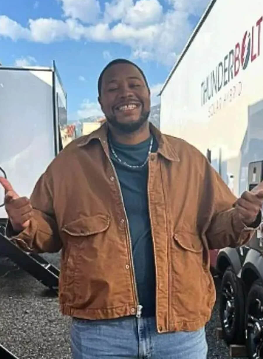 Shrinking S03 Luke Tennie Brown Cotton Jacket