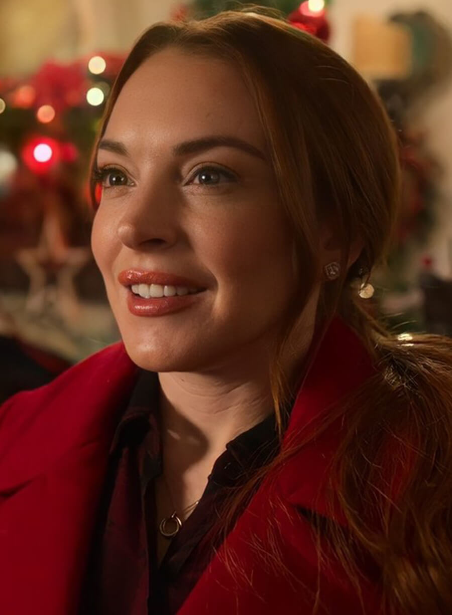 Sierra Belmont Falling for Christmas Red Coat