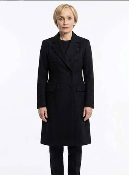 Slow Horses Kristin Scott S06 Black Coat