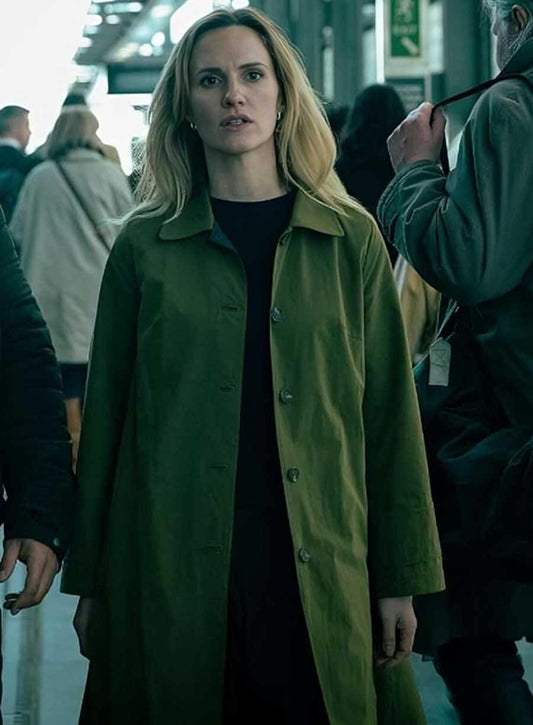 Slow Horses S04 Emma Flyte Green Coat
