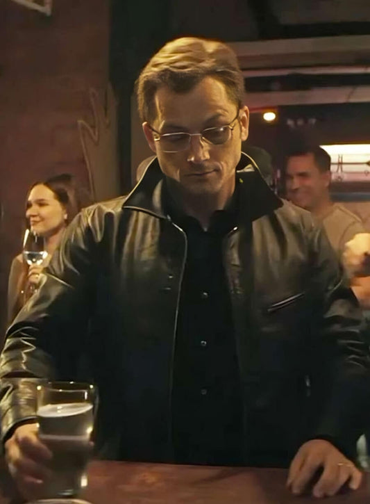 Smoke Dave Gudsen Black Leather Jacket