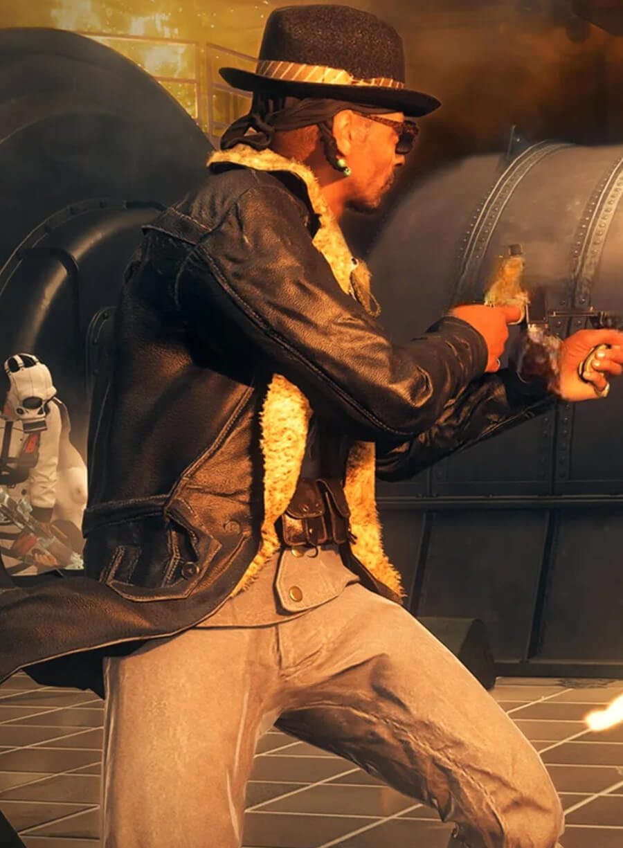 Snoop Dogg Call of Duty Shearling Coat